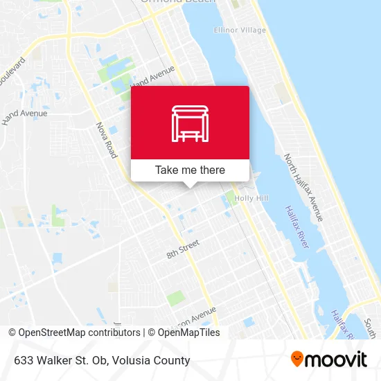 633 Walker St. Ob map