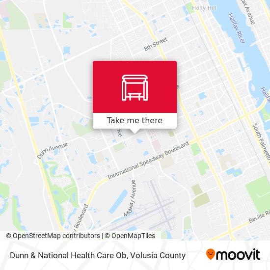 Dunn & National Health Care Ob map