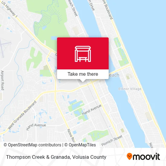 Thompson Creek & Granada map