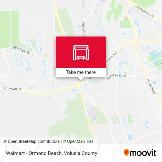 Walmart - Ormond Beach map