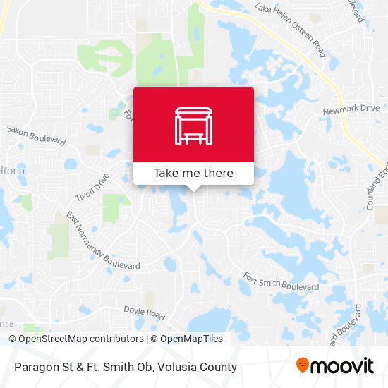 Paragon St & Ft. Smith Ob map