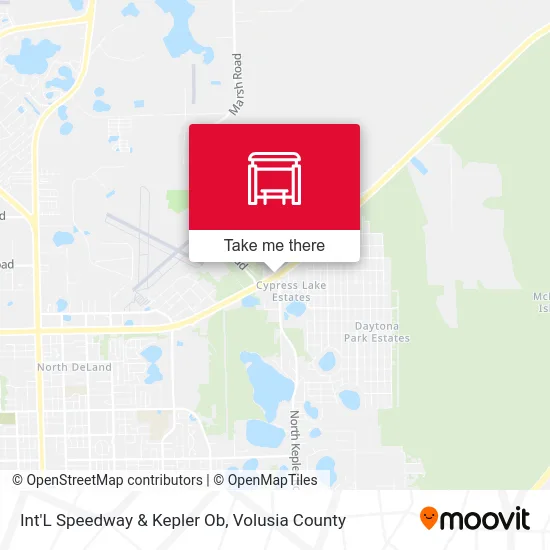 Int'L Speedway & Kepler Ob map