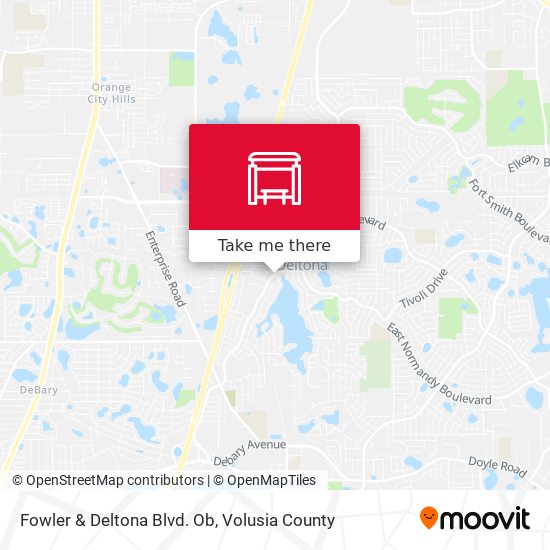 Fowler & Deltona Blvd. Ob map