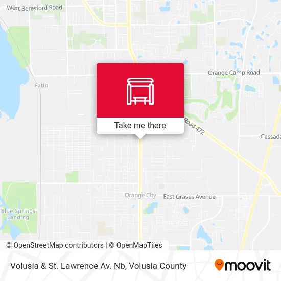 Volusia & St. Lawrence Av. Nb map