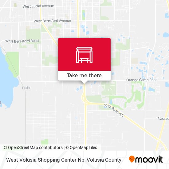 West Volusia Shopping Center Nb map