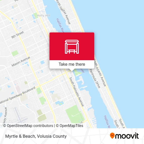 Myrtle & Beach map