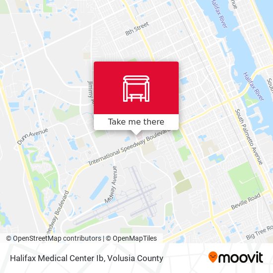 Halifax Medical Center Ib map