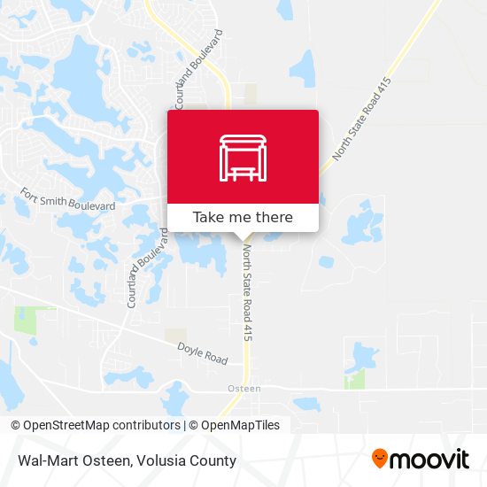 Wal-Mart Osteen map