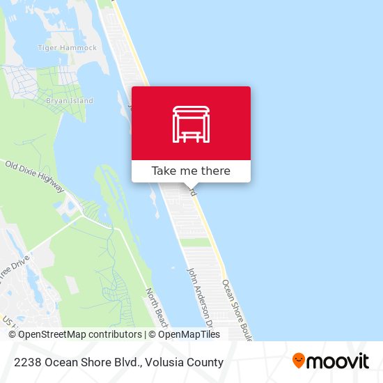2238 Ocean Shore Blvd. map