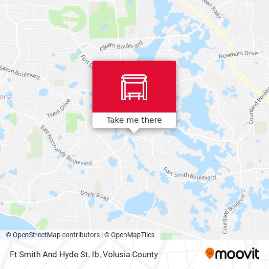 Ft Smith And Hyde St. Ib map