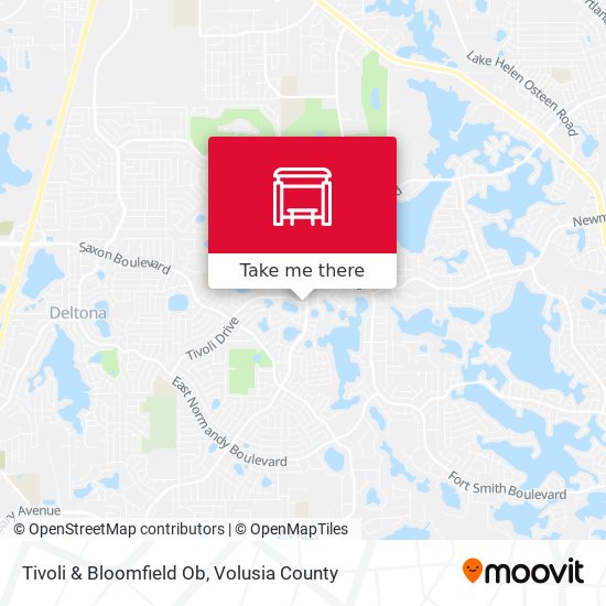 Tivoli & Bloomfield Ob map