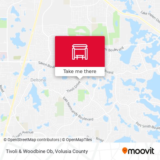 Tivoli & Woodbine Ob map
