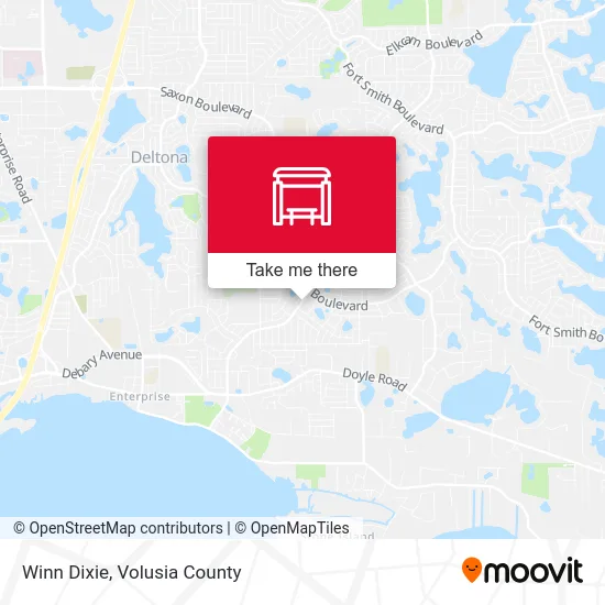 Winn Dixie map
