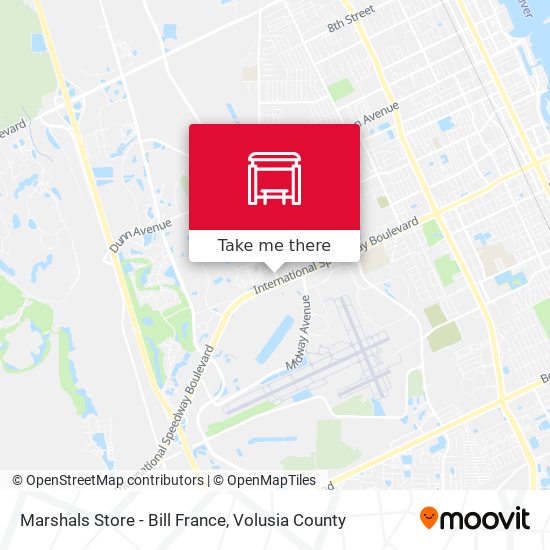 Marshals Store - Bill France map