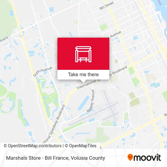 Marshals Store - Bill France map