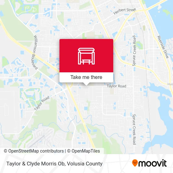 Taylor & Clyde Morris Ob map