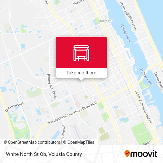 White  North St Ob map