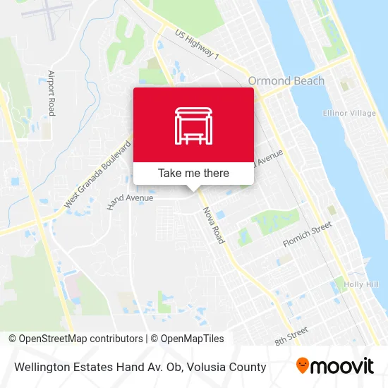 Wellington Estates  Hand Av. Ob map