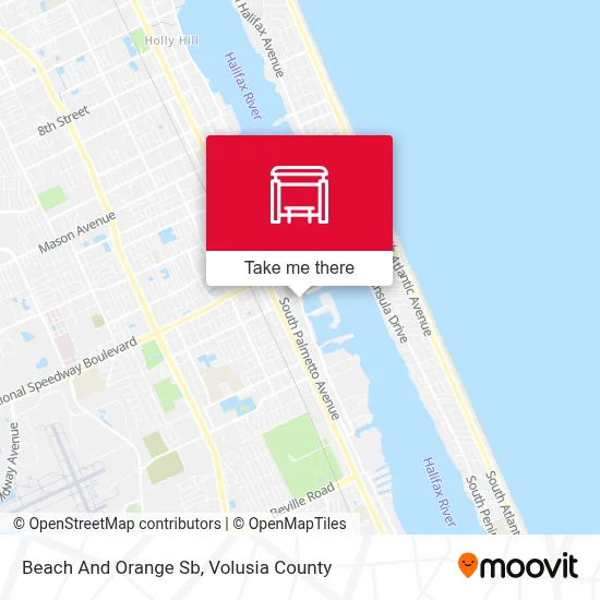 Beach And Orange Sb map
