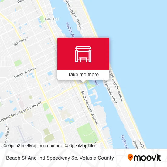 Beach St And Intl Speedway Sb map
