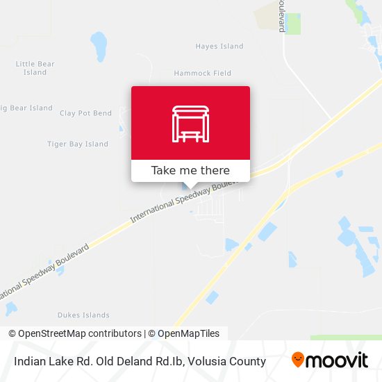 Indian Lake Rd.  Old Deland Rd.Ib map