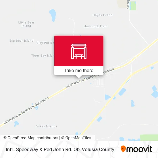 Int'L Speedway & Red John Rd. Ob map