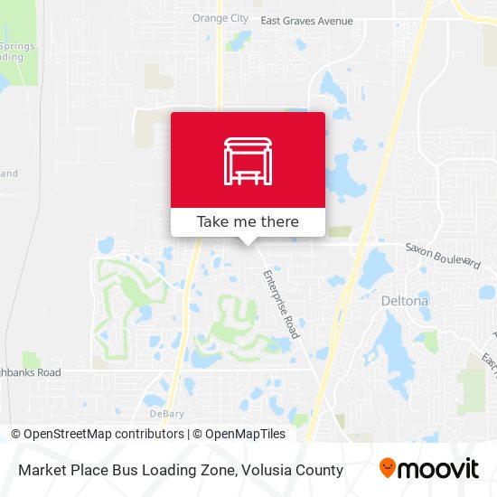 Market Place  Bus Loading Zone map