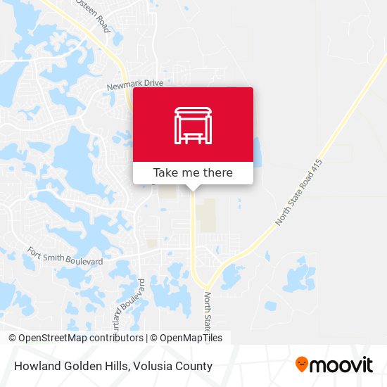 Howland  Golden Hills map