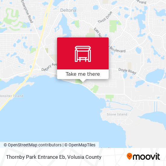 Thornby Park Entrance Eb map