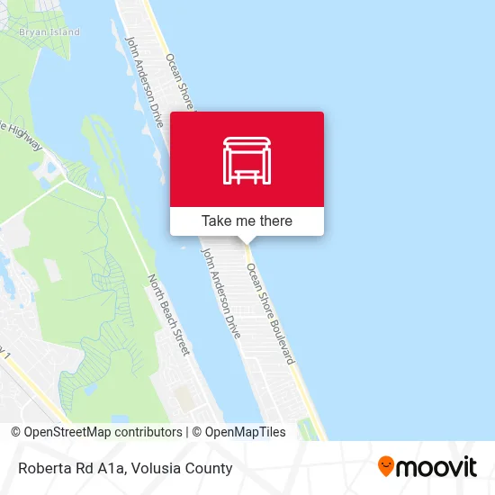 Roberta Rd  A1a map
