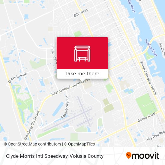 Clyde Morris  Intl Speedway map