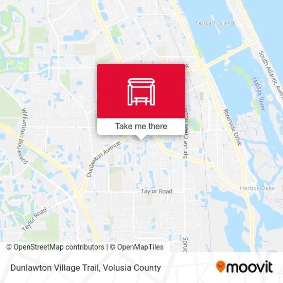 Dunlawton  Village Trail map