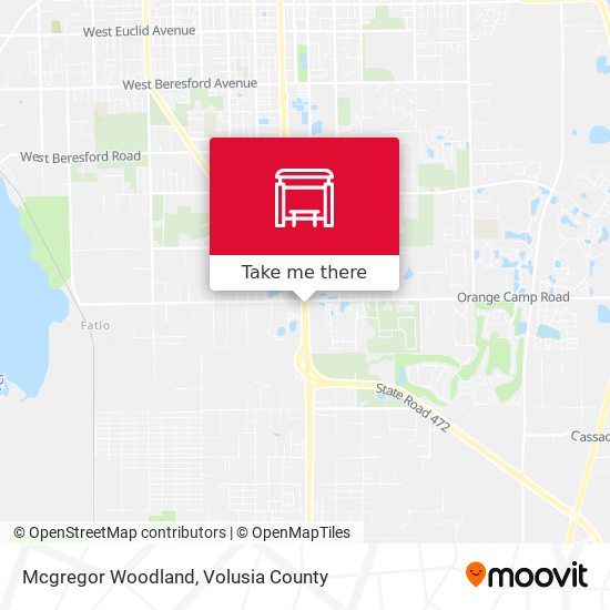 Mcgregor  Woodland map