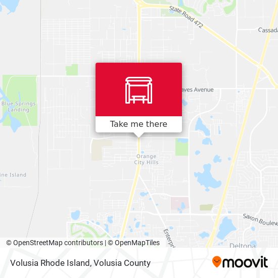 Volusia  Rhode Island map
