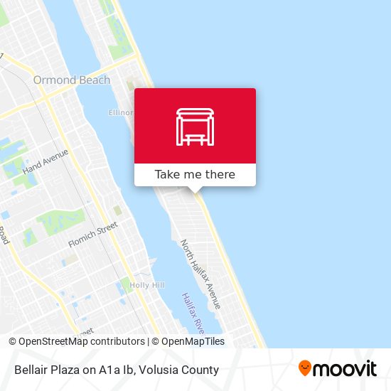 Bellair Plaza on A1a Ib map