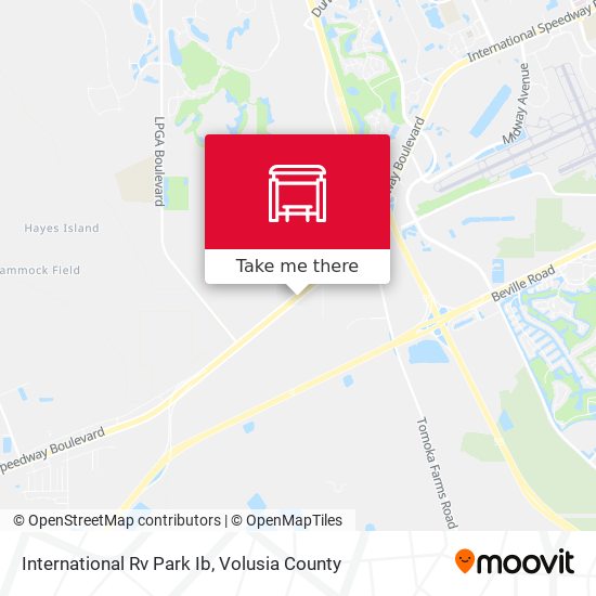 International Rv Park Ib map