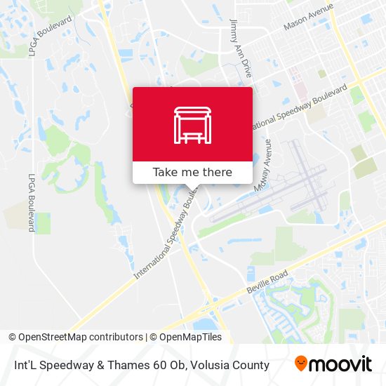 Mapa de Int'L Speedway & Thames 60 Ob