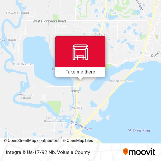 Integra & Us-17/92 Nb map