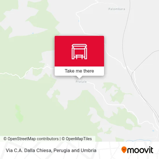 Via C.A. Dalla Chiesa map