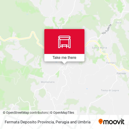 Fermata  Deposito Provincia map
