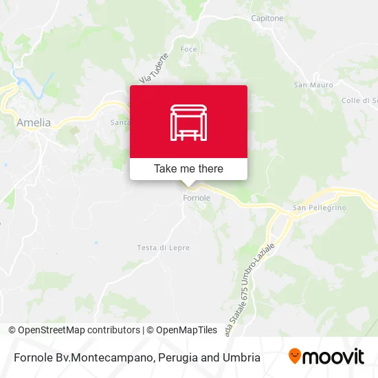 Fornole Bv.Montecampano map