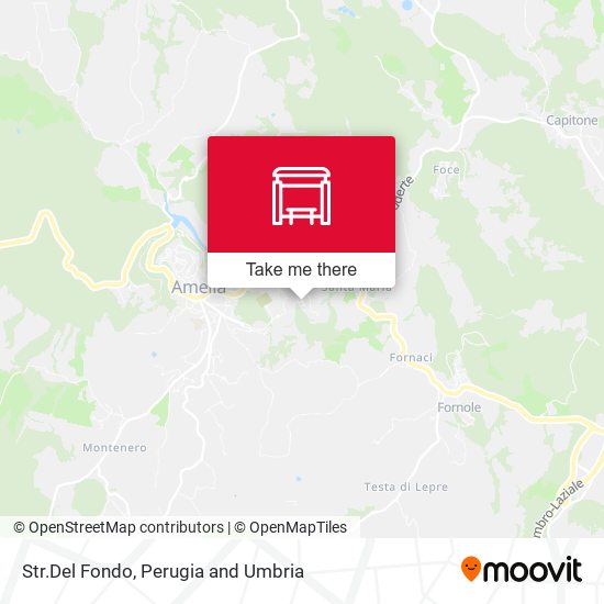 Str.Del Fondo map
