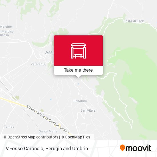 V.Fosso Caroncio map