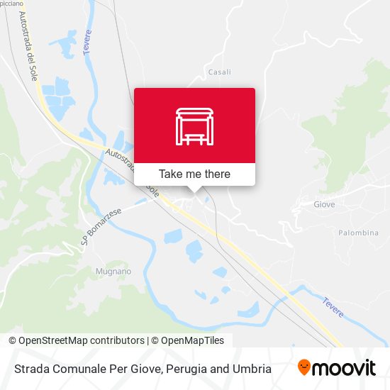 Strada Comunale Per Giove map