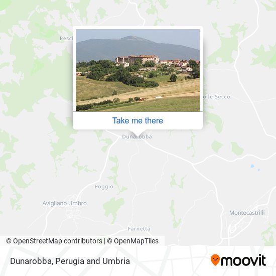 Dunarobba map