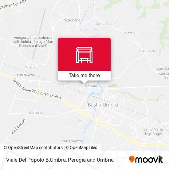 Viale Del Popolo B.Umbra map