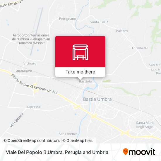 Viale Del Popolo B.Umbra map