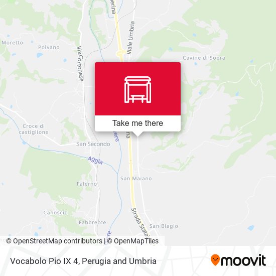Vocabolo Pio IX 4 map
