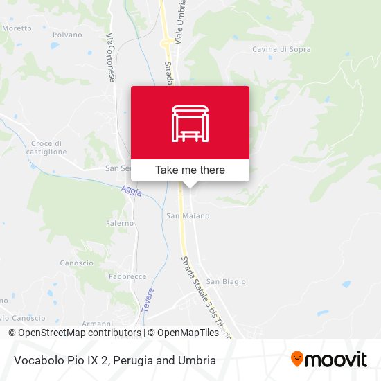 Vocabolo Pio IX 2 map