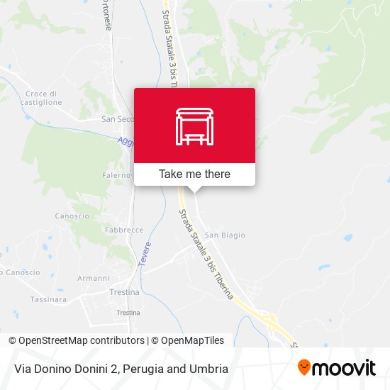 Via Donino Donini 2 map